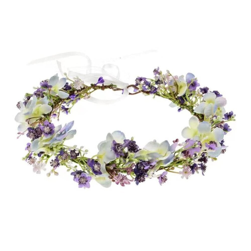 Green Leaf Flower Crown Eucalyptus Wedding Bridal Maternity Photo Headpiece
